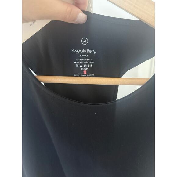 Sweaty Betty Gaia Yoga Dress Black‎ Size Medium - Picture 2 of 13